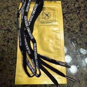 Golden Goose Black and White Shoelaces